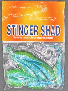 Z - Southern Pro 2" Stinger Shad Smurf Limeade - 8/pack